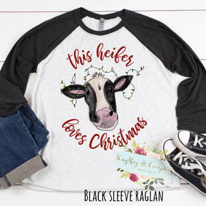 This Heifer Loves Christmas T-shirt