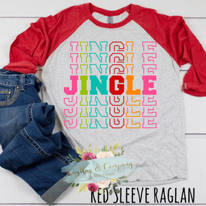 Jingle multiple colorful T-shirt