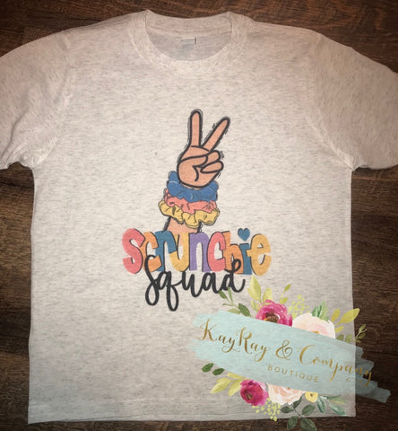 Scrunchie Life Peace sign VSCO girl T-shirt