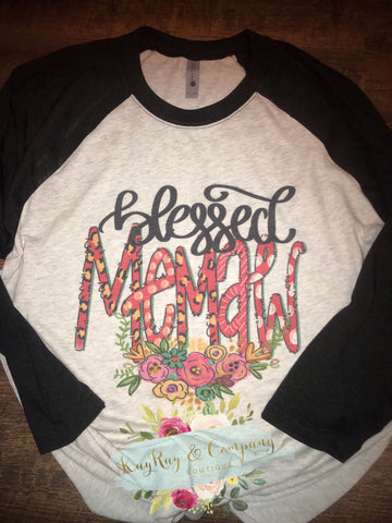 Blessed MeMaw grandmother T-shirt
