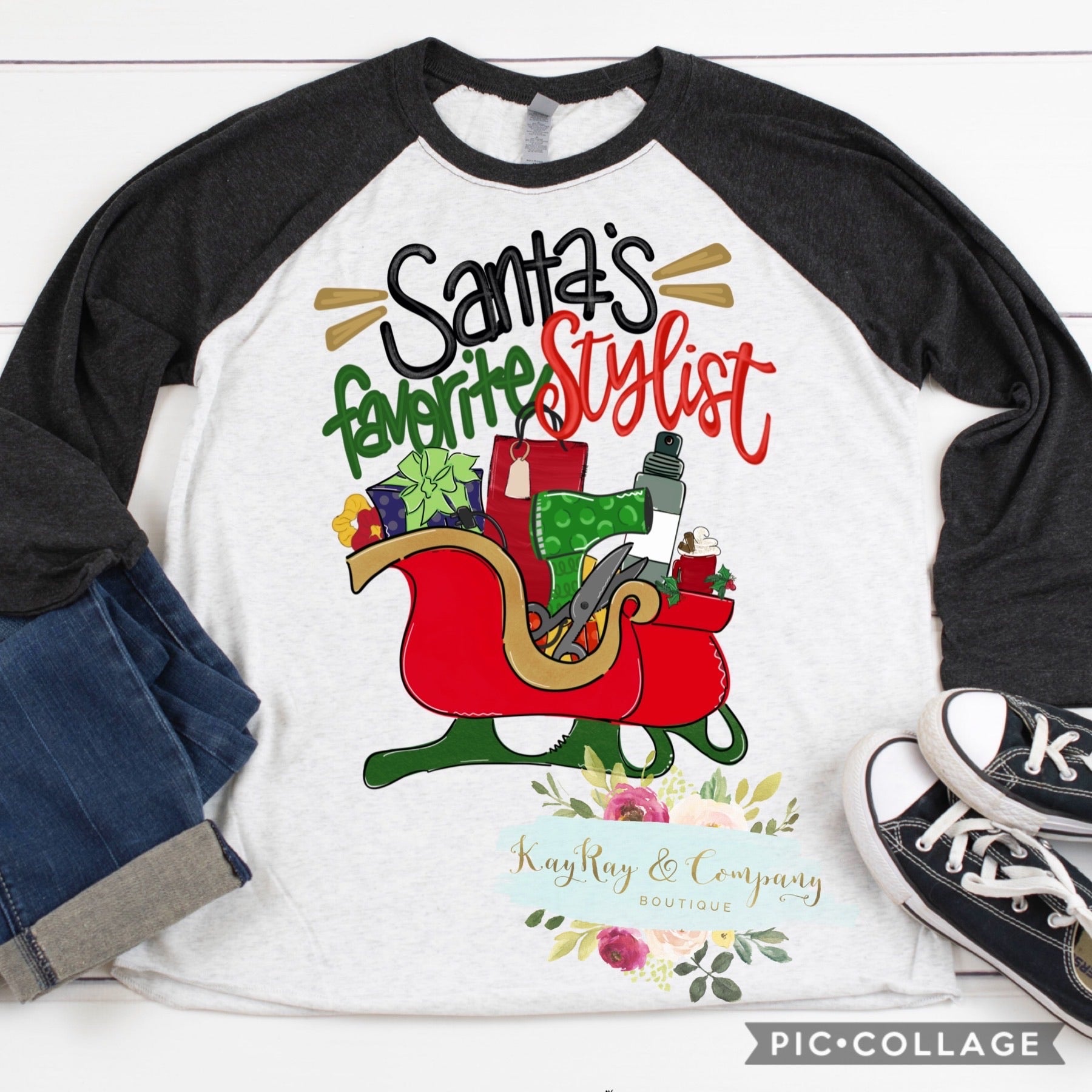 Santa’s Favorite Stylist T-shirt