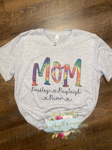 Mother's Day Tie Dye style Tshirts