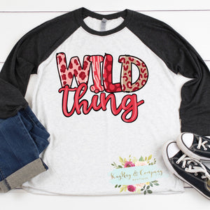 Wild thing raglan T-shirt
