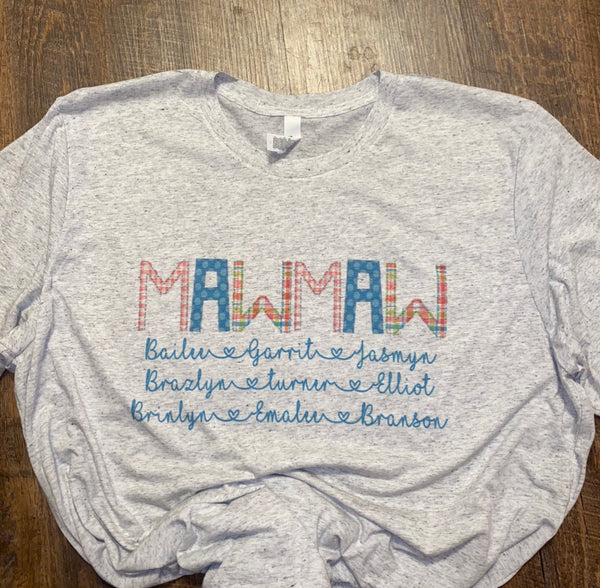 Mother’s Day Custom T-shirt (for grandmothers too)