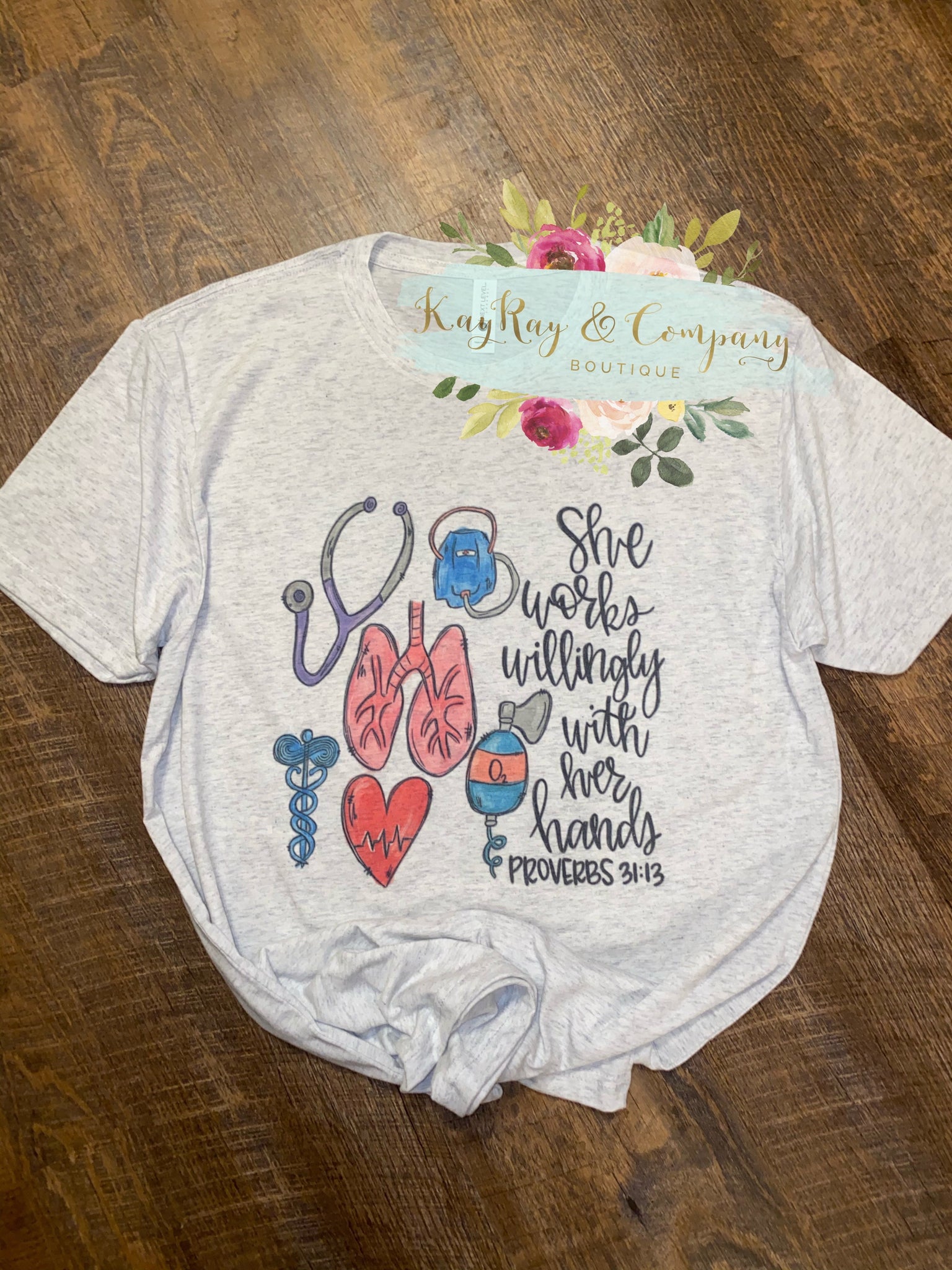 Respiratory Therapist  She works willingly with her hands T-shirt