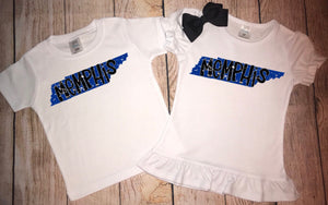 Kids / Infants Memphis Tennessee Football Shirts & Onesies