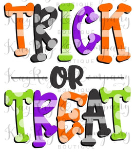 Trick or treat Sublimation Transfer