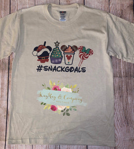 Snack goals Disney Christmas T-shirt