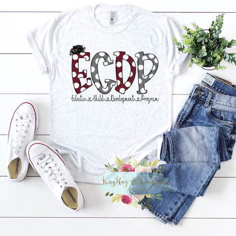 ECDP T-shirt Eclectic Child Development Program