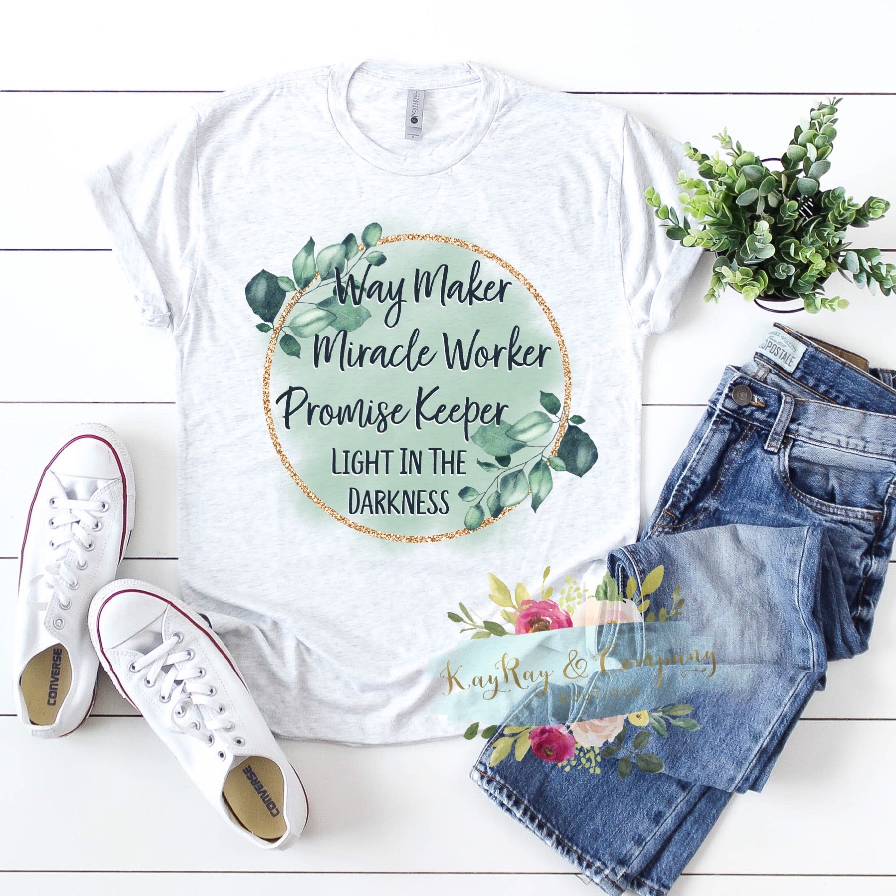 Way maker miracle worker promise keeper tshirt