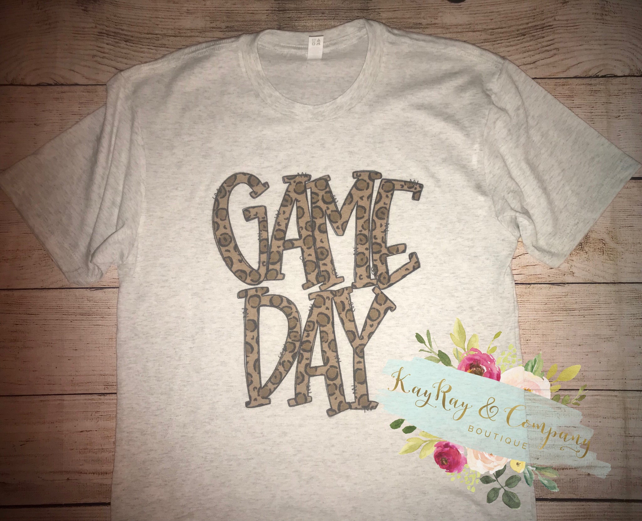 Game Day Cheetah Print  T-shirt