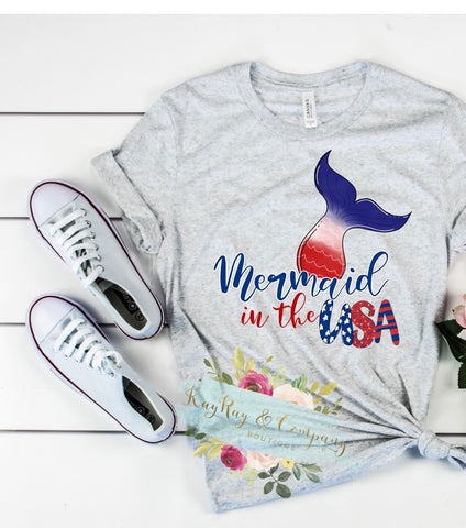Mermaid in the USA T-shirt