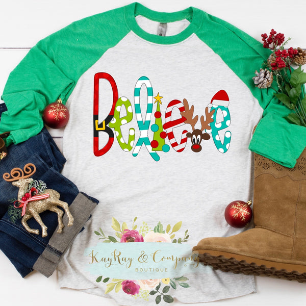 Believe Christmas T-shirt