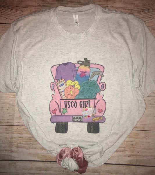VSCO girl truck T-shirt