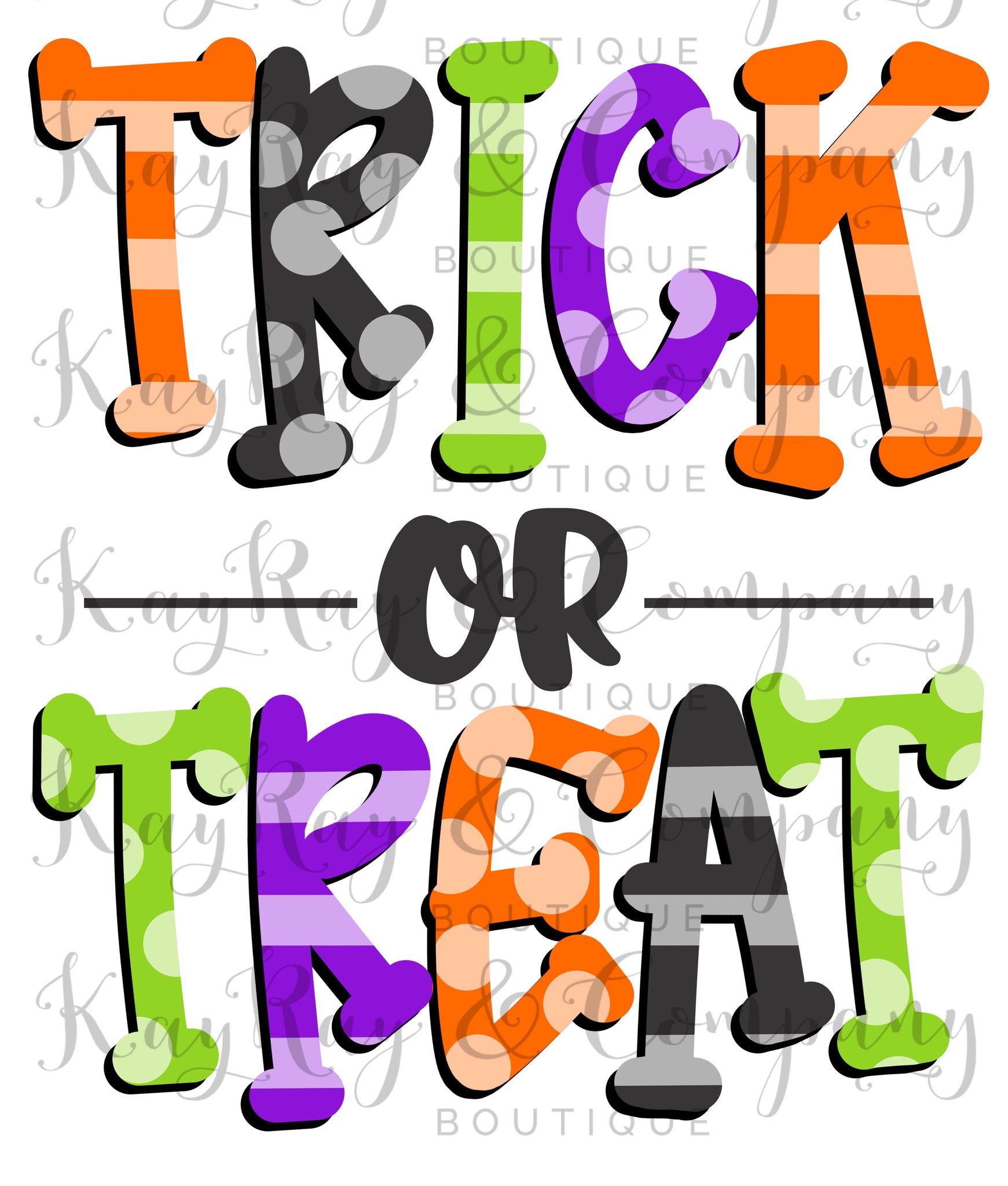 Trick or treat sublimation Transfer
