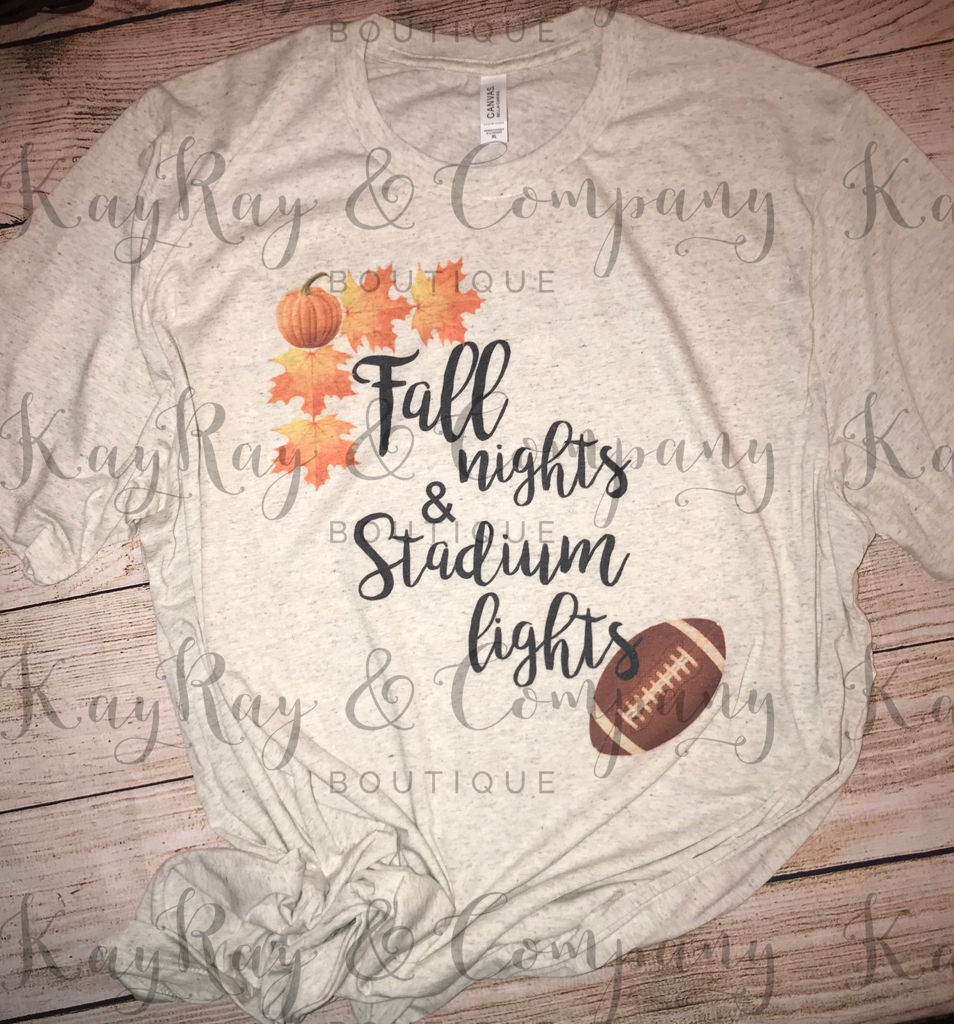 Fall nights & stadium lights shirt